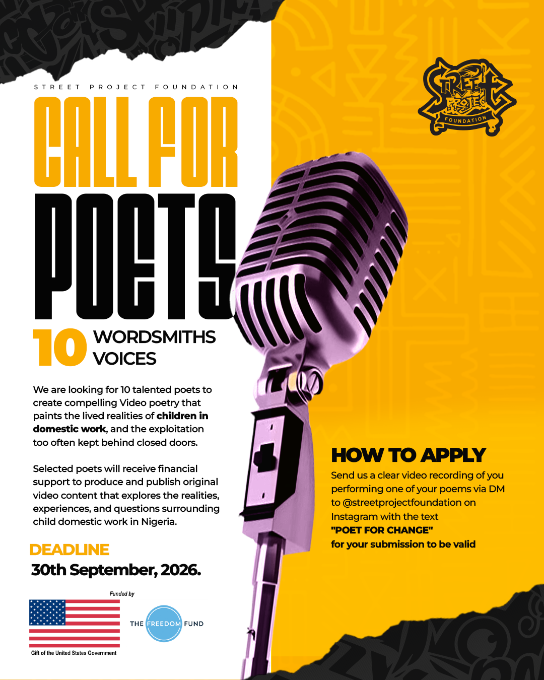 OPEN CALL FOR POETS