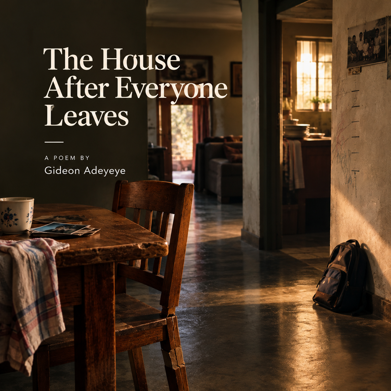 THE HOUSE AFTER EVERYONE LEAVES