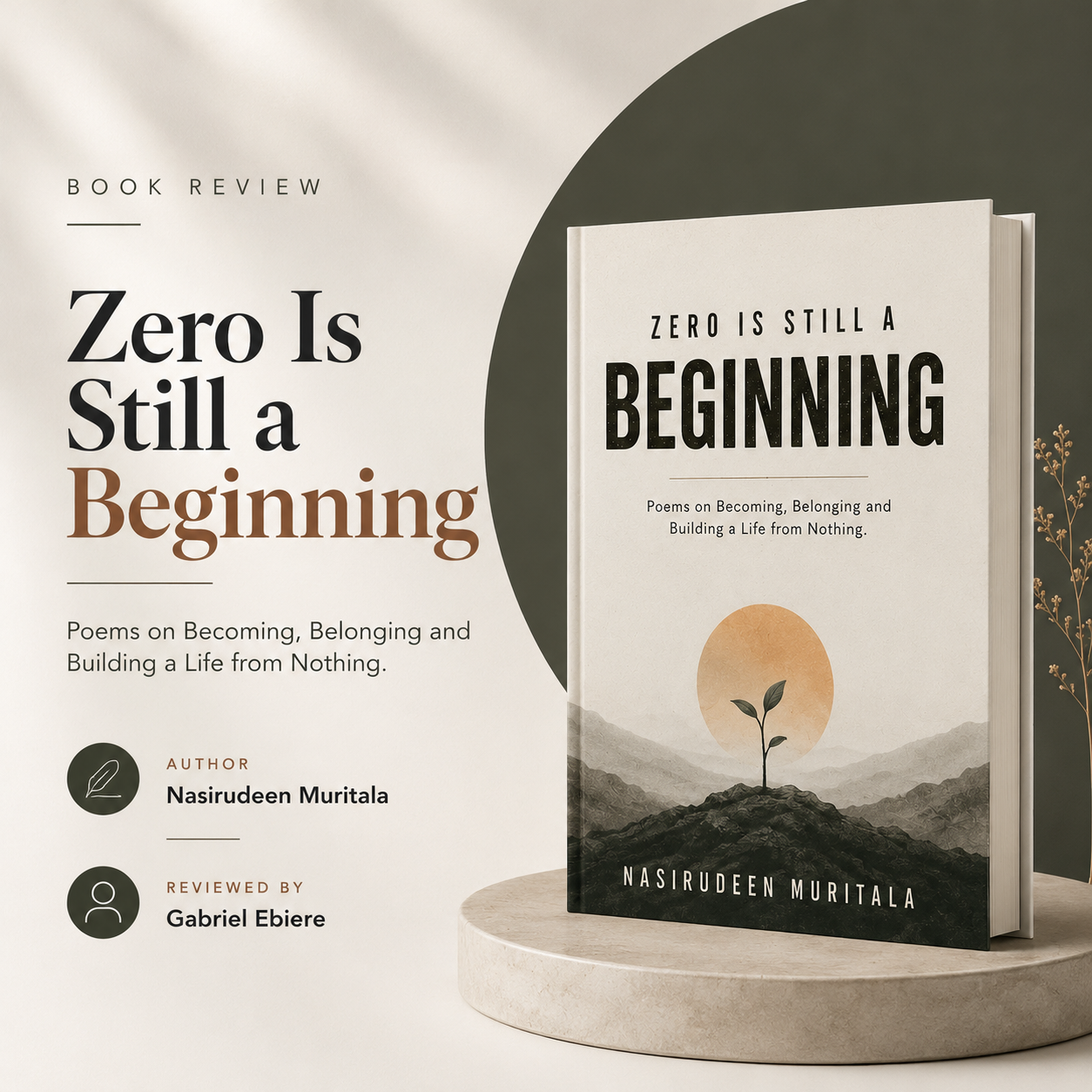BOOK REVIEW - Zero Is Still a Beginning: The Courage to Become, the Search for Belonging, and the Architecture of a Life
