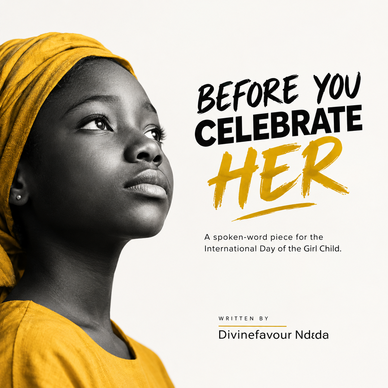 BEFORE YOU CELEBRATE HER